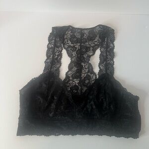 Elegant Black Lace Bralette
